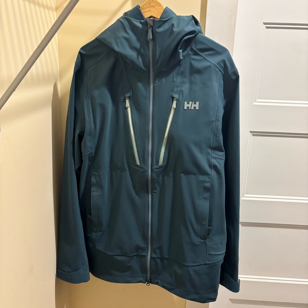 Helly Hansen Men’s Alpha Long Ski Shell Jacket - Medium
